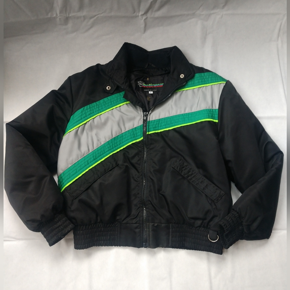 Arctic Cat Vintage 1989 2 in 1 Tiger Snowmobile Suit Jacket